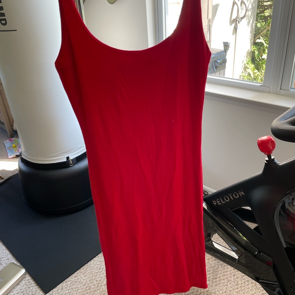 Naked wardrobe size small red mini dress